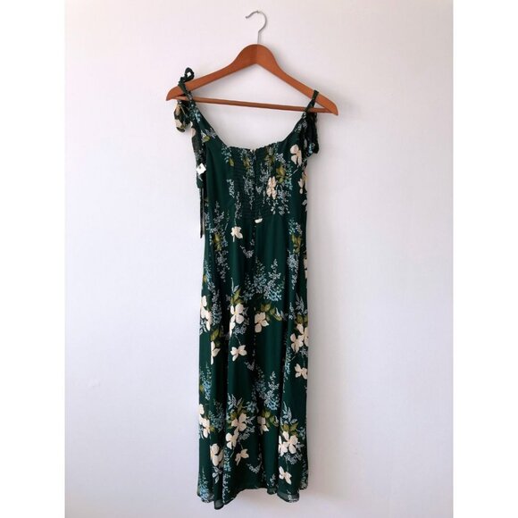 Reformation Twilight Floral Woven Midi Dress Portia Size 6 - Picture 7 of 10